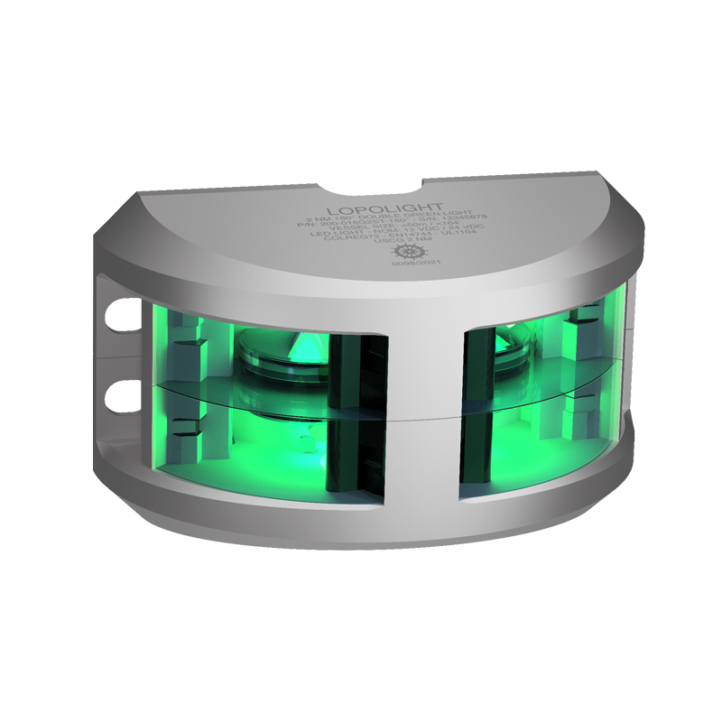 2nm 180° Green, Double Nav Light